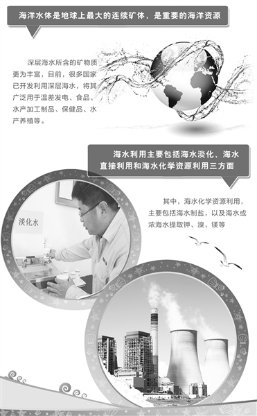 北疆电厂工作人员在监测淡化水。经济日报记者