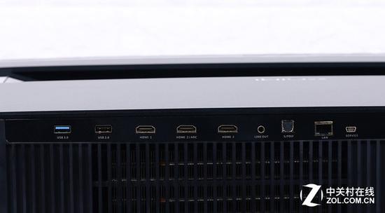 现在激光电视的接口设计都很丰富